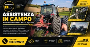 Scopri di più sull'articolo Assistenza pneumatici in campo per mezzi agricoli